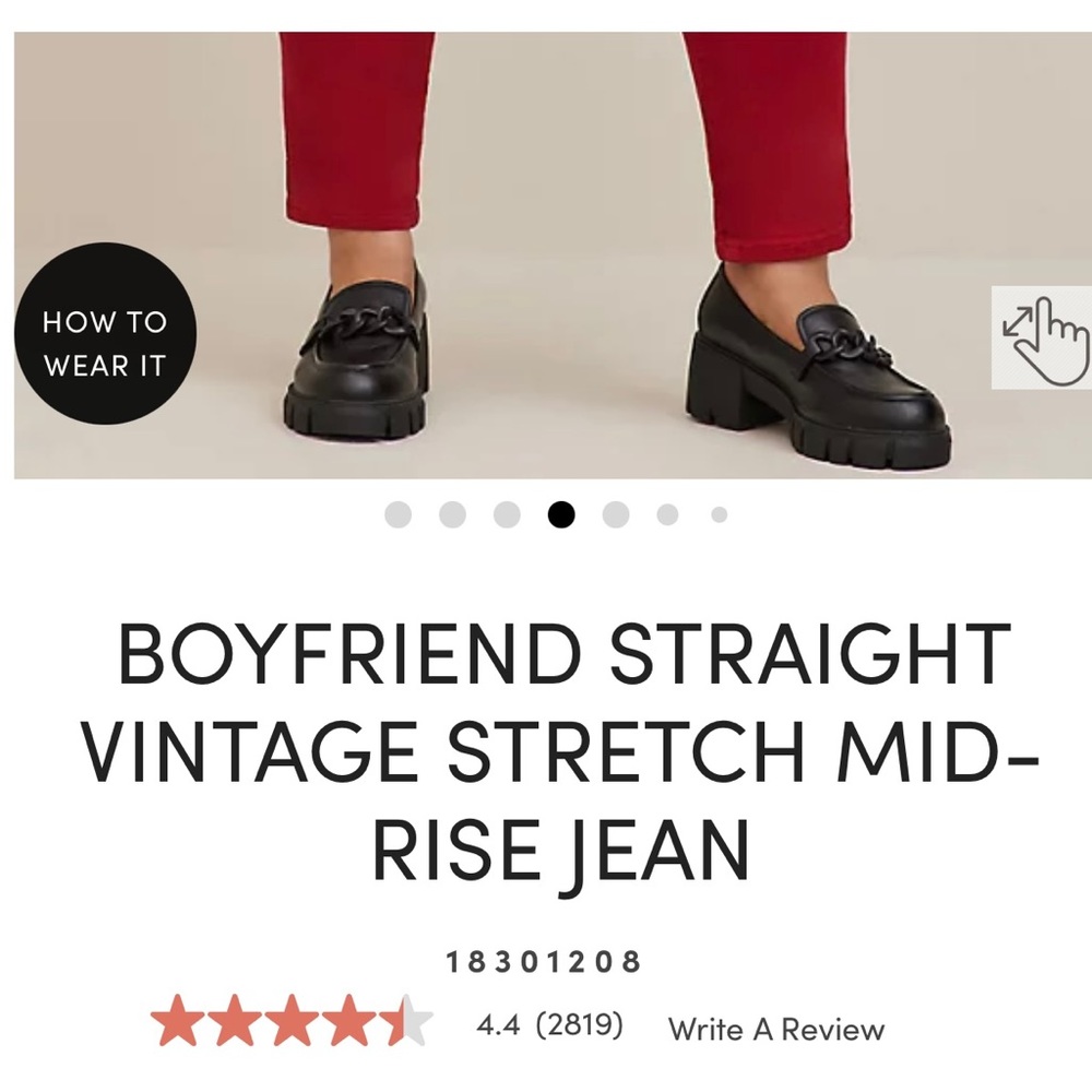 Torrid NWT BOYFRIEND STRAIGHT VINTAGE STRETCH MID-RISE JEAN